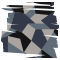 Polygonales Blau